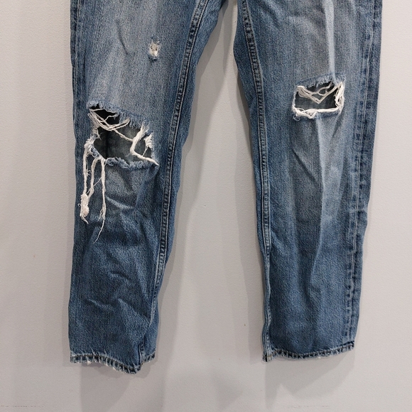 All Saints Alana Boys Jeans Distressed Denim - Picture 3 of 9